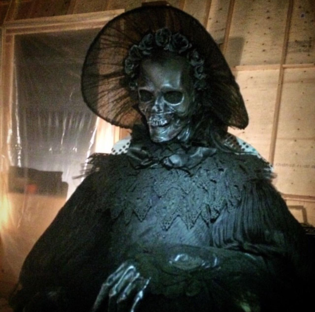 crimsonpeaksecrets:  Mother Cushing creation. I’ve said it before, I’ll say it