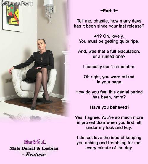 Download and Read some of my Chastity Books for FREE:https://www.smashwords.com/profile/view/AerithLThank you &lt;3 for supporting my writing.