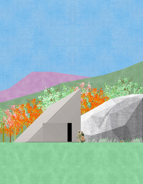 Study for a mountain warehouse [2]