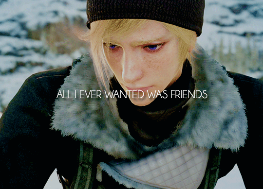 thingsinlifeyoujustdo:  Prompto Week↳ Day 4 - Fears / Insecurities “So when I