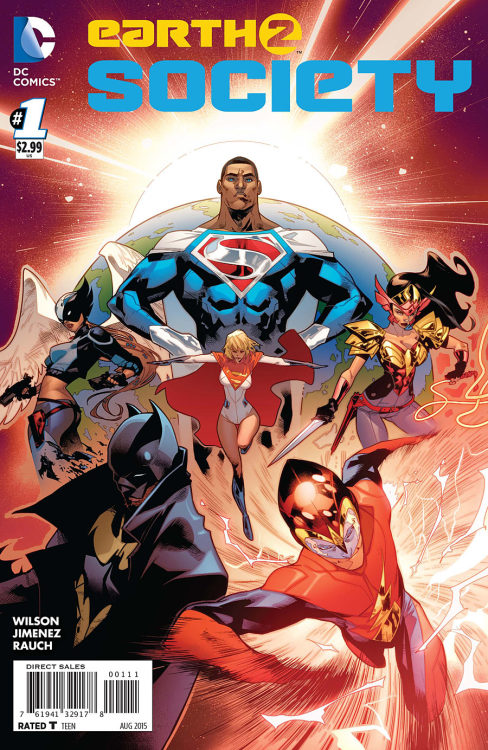 wearewakanda:  Preview: Earth 2: Society #1The survivors of Earth-2’s war with Apokolips find themselves on a new world, but can Green Lantern, Power Girl, a new Batman and the other heroes of Earth-2 create a new world that’s better than the last,