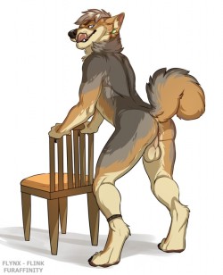 yiffcrazyold: Coyote Butt By Flynx-Flink.