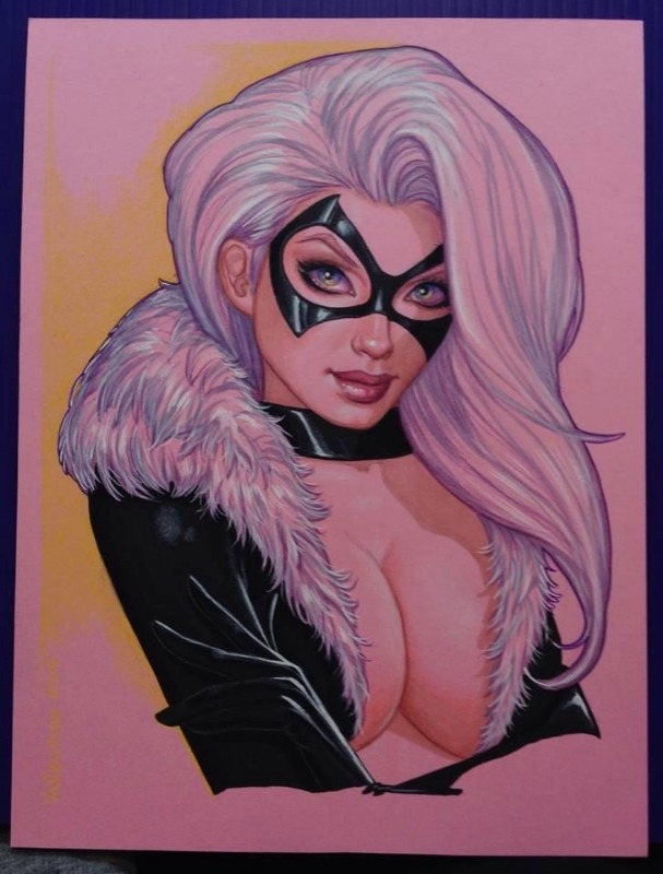 comicbookwomen:   Black Cat by   Conny Valentina 