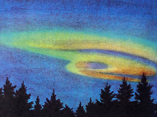 danskjavlarna:
“Source details and larger version.
Aglow: my collection of vintage aurora borealis imagery.
”