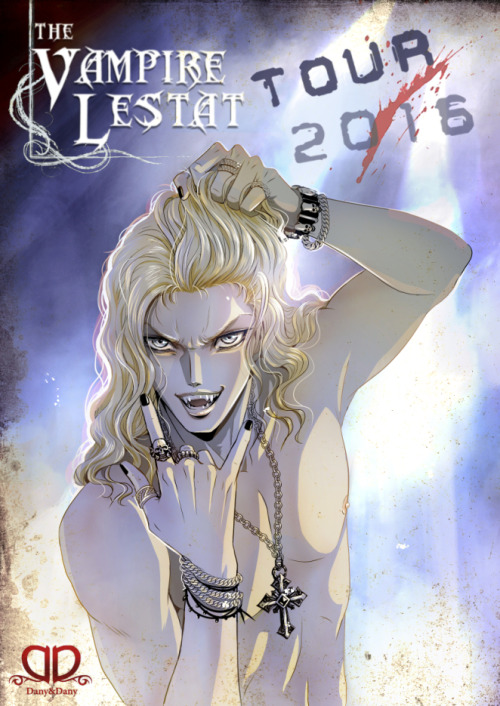 danyanddany:  Our Lestat fanart from “The Queen Of The Damned” book. The pose and the mood is inspir