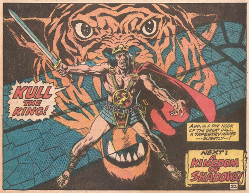 KULL THE KING! (by Ross Andru & Wally Wood from Kull The Conqueror #1, 1971)