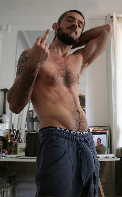 sweatyhairylickable:    http://sweatyhairylickable.tumblr.com for more hairy sweaty dudes!   