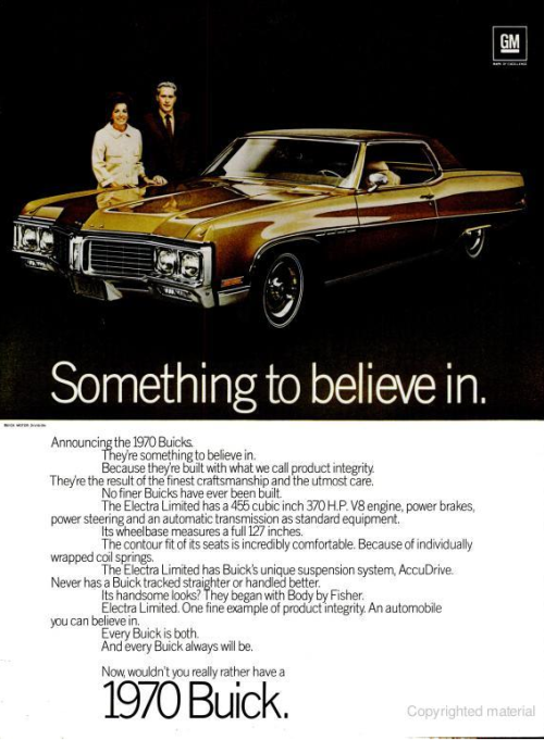 1970 Buick - Something to believe In