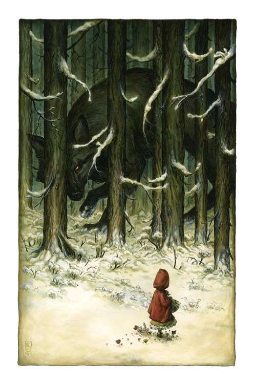 redlipstickresurrected: Roberto Ricci (Italian, b. 1976, Italy) - For Little Red Riding Hood, 2013 &