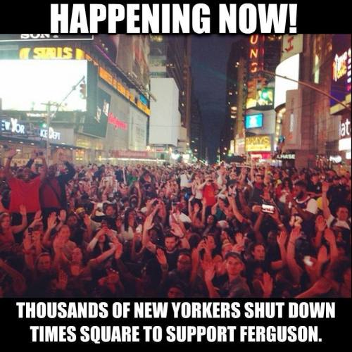 circuitfry:queeniman:questionall:Happening NOW: Thousands of New Yorkers are staging a sit-in in the