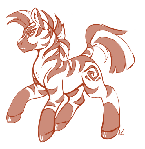 asksweetcream:Messing with personal character ideas for FO:E inspired stuffs. I drew a Zeeb.