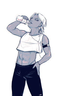 justjacksart:  Idk here have a Workout Malik