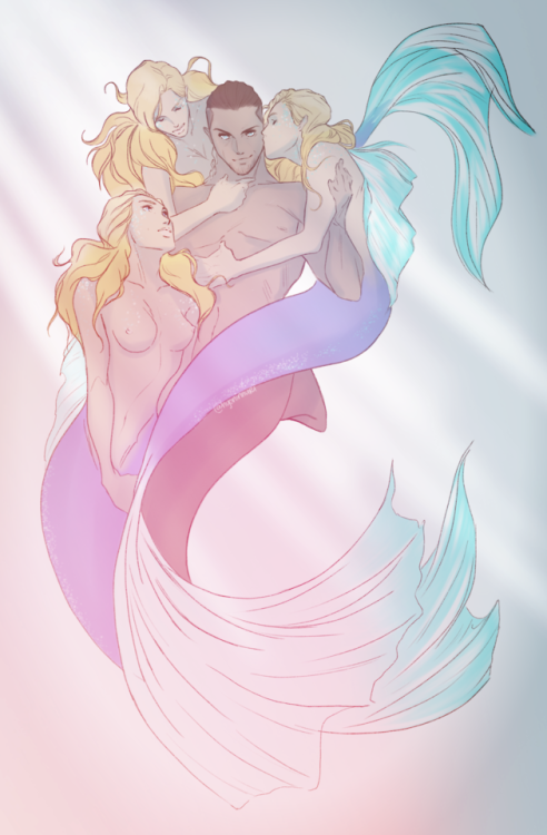 Mermay day 1: ExtravagantWhat’s more extravagant than an eccentric merbillionaire and his love