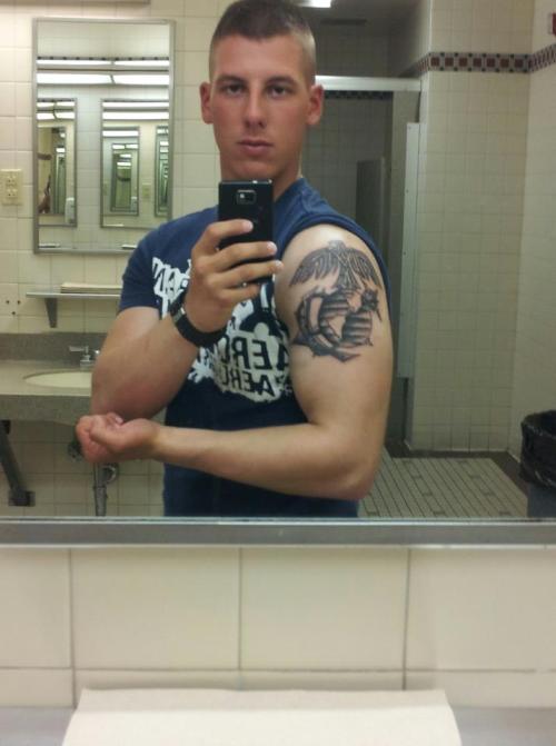 mymilitaryboys: Dan - USMC Dan is always ready to follow any order from his Sgt or his Owner be it r