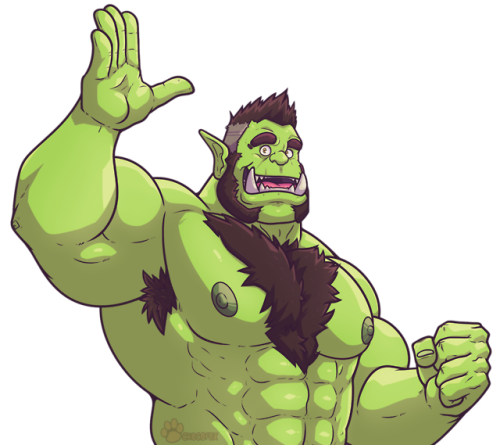 Orctober Stickercommission forSilverst  of his character singarti hes happy to see you #Orctobermore