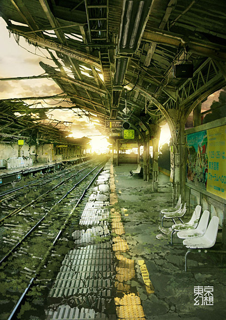 abandonedography:  Post-apocalyptic Tokyo by tokyogenso 
