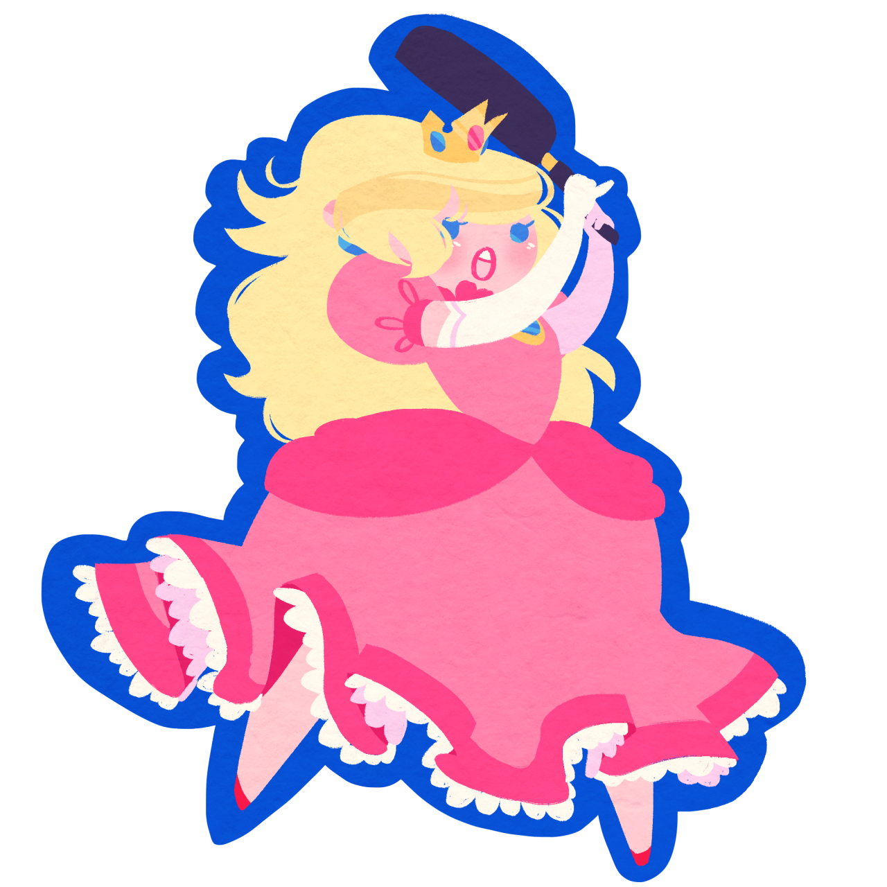 mayakern:  peachies!i drew some lil peaches and turned them into stickers and buttons,