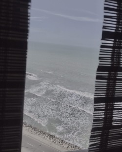 The View From Our Apt We Got Through Airbnb, We Had The Beach Right Across The Street