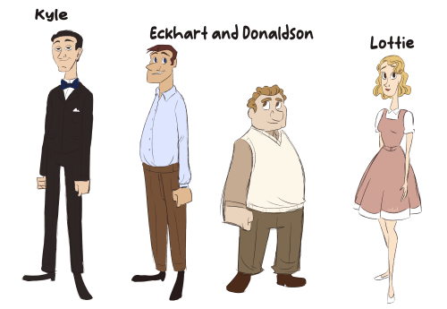 anartistwhowrites:I finally got around to designing some of the characters from The Illusion of Livi