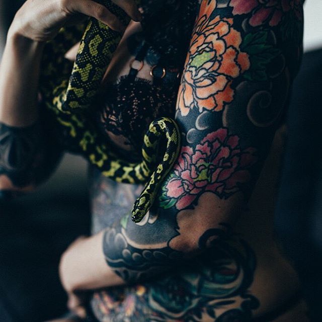 1337tattoos:  Luna Marie 