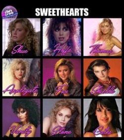 aspergers-with-a-side-of-fries:Choose Your Sweetheart: ‘80s Edition any 1 is good