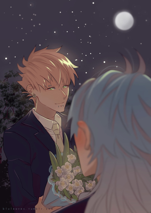 Request From @coolfenisloquis3universe  who Wanted A Romantic Scene In The Park At Night, With Noiz