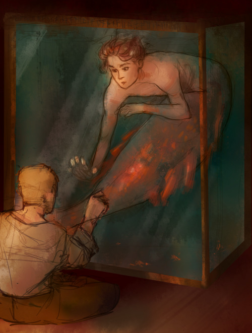 lazyleezard: @unkingly‘s mermaid AU still shows up on my doodles days after reading iti am weak and 