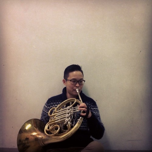 queerbois: :: #QueerBOIS Submission: : J Crew and French horn. @vancitycor