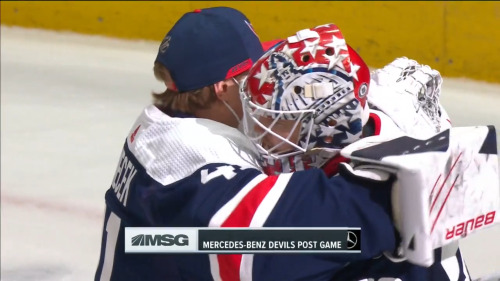 andrebearakovsky: sometimes a goalie tandem can be two best friends who love each other :)