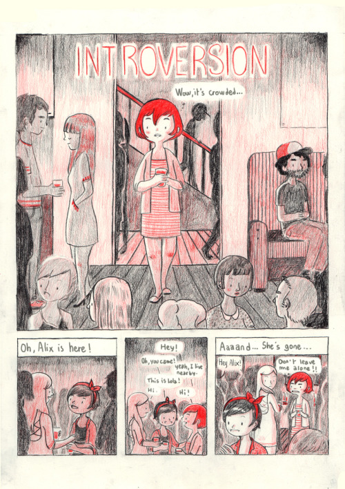 heyluchie:My comic; “Introversion” is finished! Please go to the main page of my blog to read it i