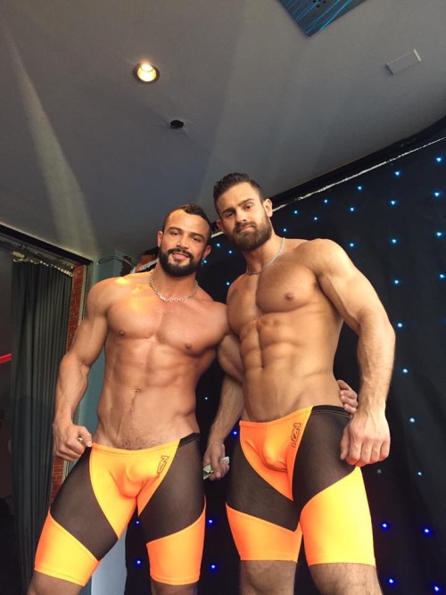 piledriveu: tag teams that hang out shirtless and unshaved together…..stay together!!! Awesom