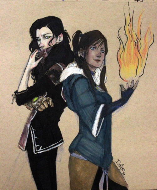 plastic-pipes:  Probably expect a few more Asami & Korra pieces in the next couple days. 