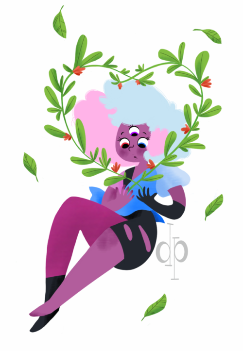 da-py:I’m back with cotton candy garnet!!