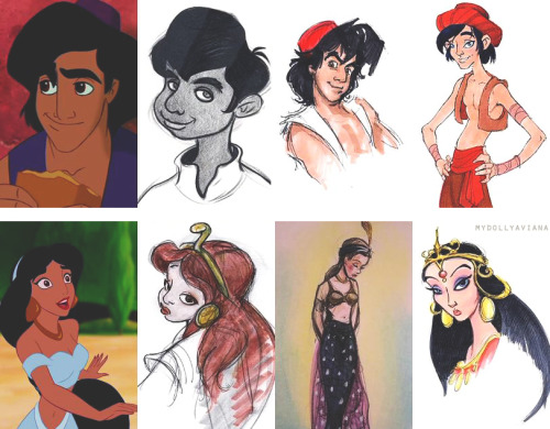 tyleroakley:  “What Disney Characters ALMOST Looked Like” 