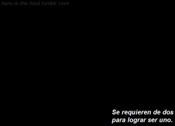 here-is-the-food: Ven y seamos uno solo.