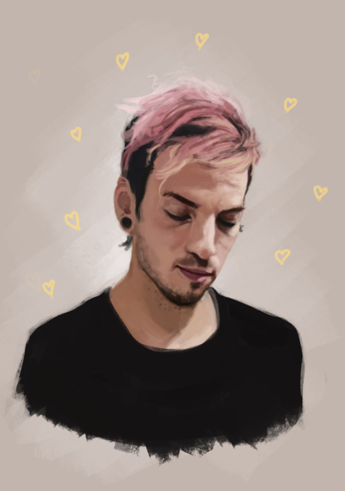 ✽ Josh Dun being adorable with his pink hair. ✽ speedpaint xprevious sketches of Josh x ❀ deviantar