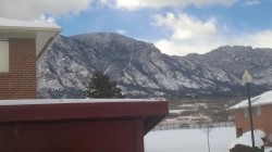 The mountains are beautiful today :)