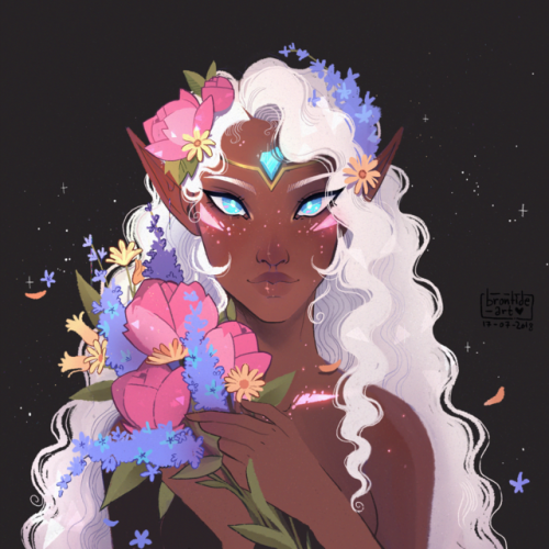 brontide-art:Flower Child