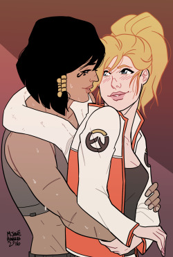 mjbarros: :P is hard stop… please stop me… nah, not really… to be honest Pharmercy is one of the best things on internet right now :) i really enjoy draw this two. They are a really cool couple &lt;3