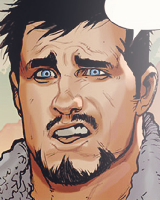 starkstower:  Just appreciating Tony Stark's face in Avengers Assemble #9  