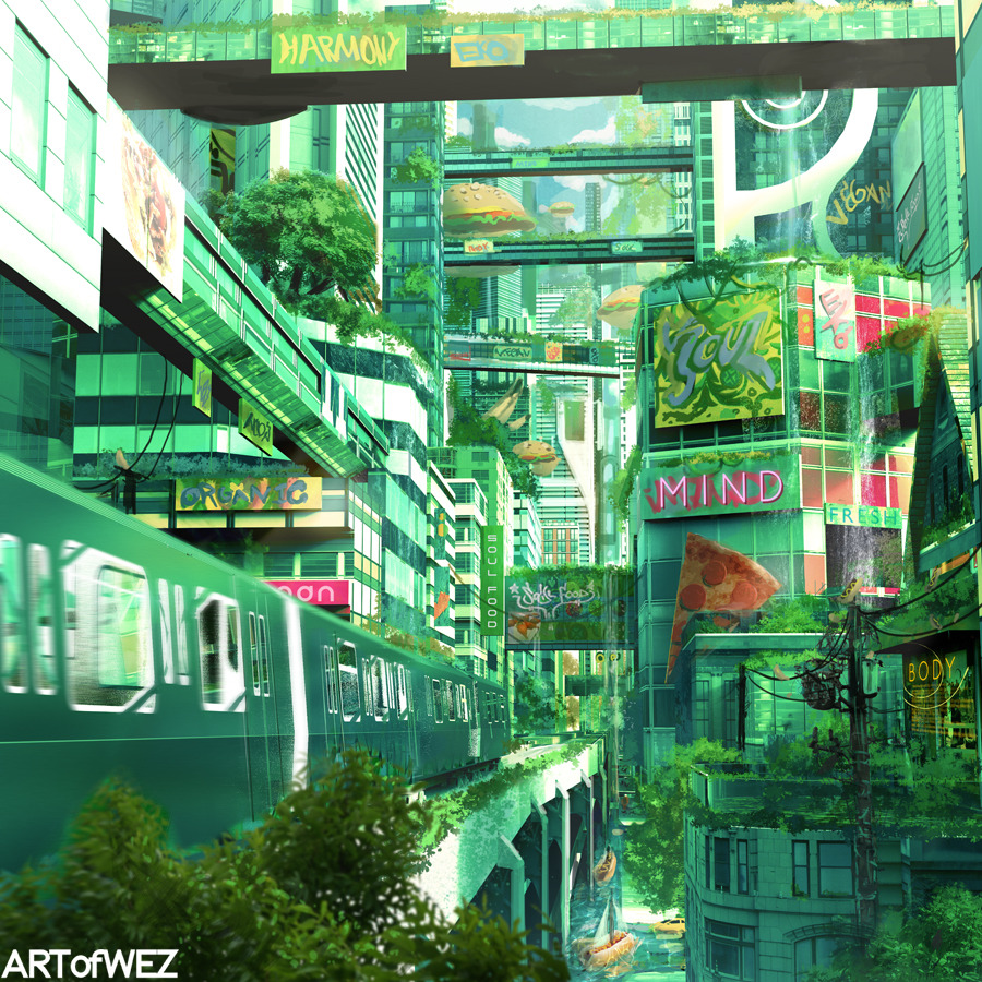 fuckyeahcyber-punk:  Vegan Soul Train Truck - back by W-E-Z