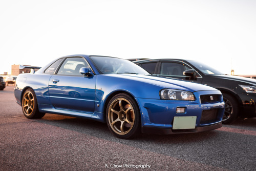 kchow510:  R34 x Advan RG-IIs//TAS Parking Lot. 