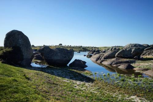 Los Barruecos Natural Monument - about 10km west of Cáceres - a splendid mix of granite tors, small 