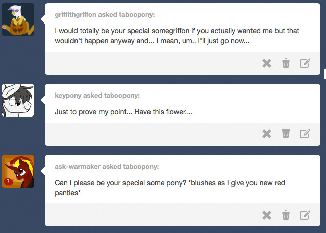 taboopony:  Shy: im confused…. and these panties are tighter than the last pair!