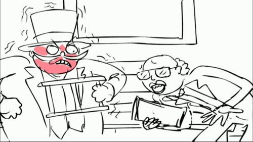 thewardeness: It Could Have Been: From Animatic To Final (Part 5) // Season 1, Episode 10: Time Poli