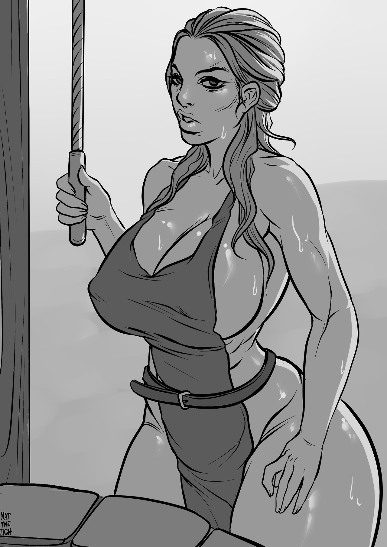 natthelich:  Reinstalled Skyrim today. Felt inspired. (Adrianne is best girl for