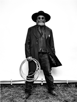 newyorker:  According to scholars, one in four cowboys in Texas during the golden age of westward expansion was black; many others were Mexican, mestizo, or Native American—a far more diverse group than Hollywood stereotypes would suggest.The photos