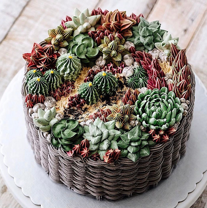 ladiosa-jade:  bibidebabideboo:  (Succulent Cakes By Ivenoven Will Make Every Succulent