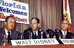 gameraboy:  Walt Disney announcing Disney World, November 15, 1965. Via Vintage Disneyland Tickets.