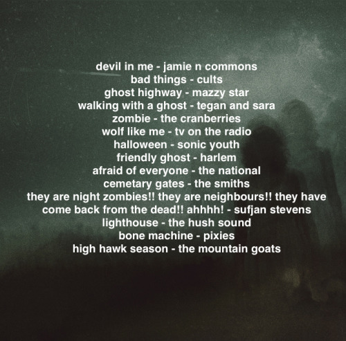 keepitkosmic:rise if you’re sleeping, a halloween mix [listen here][img credit]
